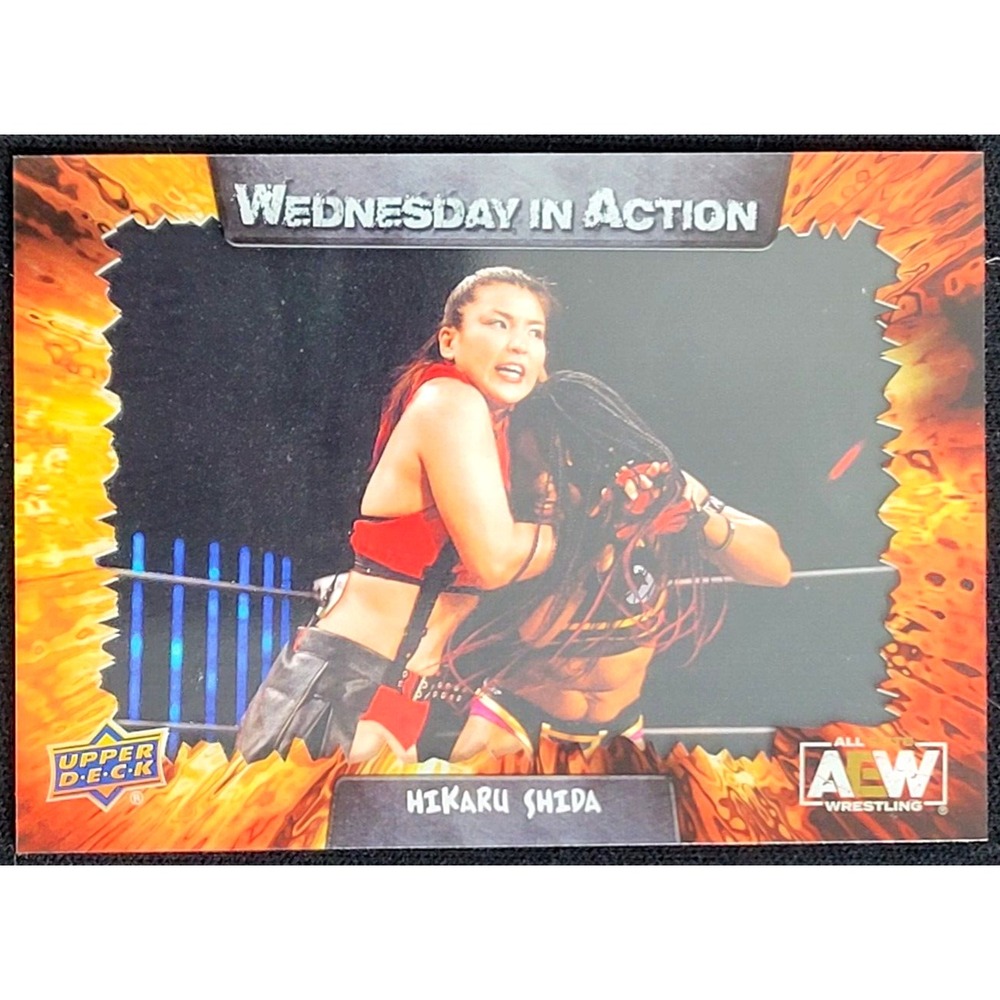 2021‎ UPPER DECK AEW HIKARU SHIDA WEDNESDAY IN ACTION SP